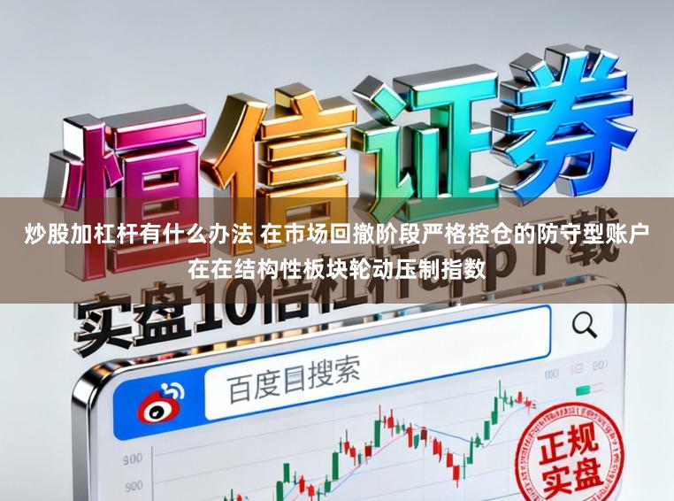 炒股加杠杆有什么办法 在市场回撤阶段严格控仓的防守型账户在在结构性板块轮动压制指数